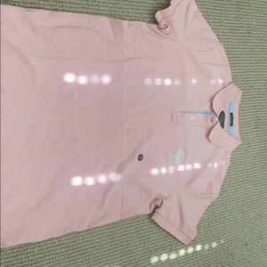 Pink Abercrombie & Fitch super slim polo